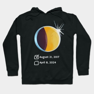 Eclipse Checklist Total Solar Eclipse April 8 2024 Totality Hoodie